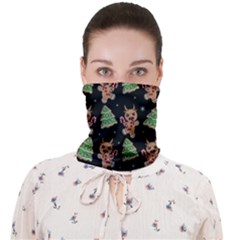 Gingerbread Krampus Face Covering Bandana (adult) by Valentinaart