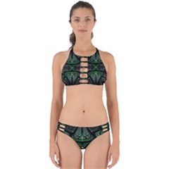 Fractal Illusion Perfectly Cut Out Bikini Set by Sparkle