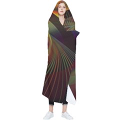 Fractal Illusion Wearable Blanket by Sparkle