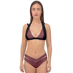 Brandy Brown - Double Strap Halter Bikini Set by FashionLane