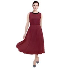 Antique Ruby - Round Neck Boho Dress by FashionLane