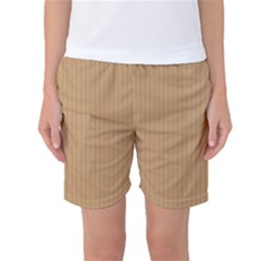 Pale Brown - Women s Basketball Shorts by FashionLane