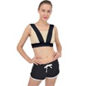 Pale Orange - V-Back Sports Bra View1