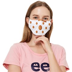 Tangerines Photo Motif Pattern Design Fitted Cloth Face Mask (adult) by dflcprintsclothing
