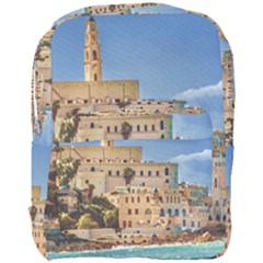 Old Jaffa Cityscape, Israel Full Print Backpack by dflcprintsclothing