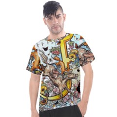 The Illustrated Alphabet - J - By Larenard Men s Sport Top by LaRenard