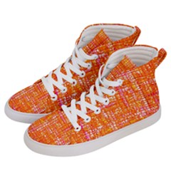 Mosaic Tapestry Men s Hi-top Skate Sneakers by essentialimage