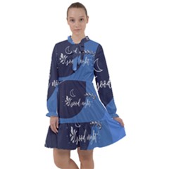 Background Good Night All Frills Chiffon Dress by Mariart