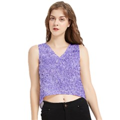 Gc (59) V-neck Cropped Tank Top by GiancarloCesari