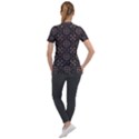 Dark Seamless Gemoetric Print Mosaic Short Sleeve Zip Up Jacket View2