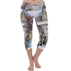Songs Of The Earth - By Larenard Capri Yoga Leggings by LaRenard