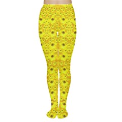 Flowers From Heaven  With A Modern Touch Tights by pepitasart