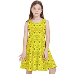 Flowers From Heaven  With A Modern Touch Kids  Skater Dress by pepitasart