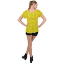 Flowers From Heaven  With A Modern Touch Ruffle Collar Chiffon Blouse View2