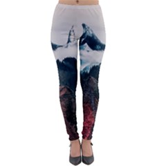 Dream Whale Lightweight Velour Leggings by goljakoff