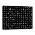 Alchemical Symbols - Collected Inverted Canvas 16  x 12  (Stretched) View1