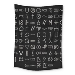 Hobo Signs Collected Inverted Medium Tapestry by WetdryvacsLair