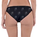 Arfican Head Sculpture Motif Print Pattern Reversible Hipster Bikini Bottoms View2