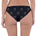 Arfican Head Sculpture Motif Print Pattern Reversible Hipster Bikini Bottoms View4
