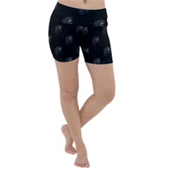 Arfican Head Sculpture Motif Print Pattern Lightweight Velour Yoga Shorts by dflcprintsclothing