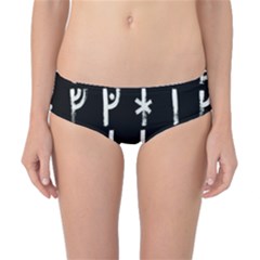 Medieval Runes Collected Inverted Complete Classic Bikini Bottoms by WetdryvacsLair