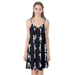 Medieval Runes Collected Inverted Complete Camis Nightgown by WetdryvacsLair