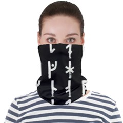Medieval Runes Collected Inverted Complete Face Seamless Bandana (adult) by WetdryvacsLair