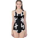Younger Futhark Rune Set Collected Inverted One Piece Swimsuit View1