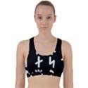Younger Futhark Rune Set Collected Inverted Back Weave Sports Bra View1