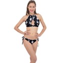Younger Futhark Rune Set Collected Inverted Cross Front Halter Bikini Set View1