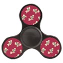 Bright decorative seamless  pattern with  fairy fish on the red background. Finger Spinner View1