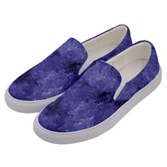 Lilac Abstract Men s Canvas Slip Ons by Dazzleway