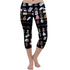 Glitch Glitchen Misc Three Capri Yoga Leggings by WetdryvacsLair