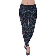 Mandala - 0007 - Complications Velvet Leggings by WetdryvacsLair