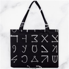 Heinrich Cornelius Agrippa Of Occult Philosophy 1651 Angelic Alphabet Or Celestial Writing Collected Inverted Mini Tote Bag by WetdryvacsLair