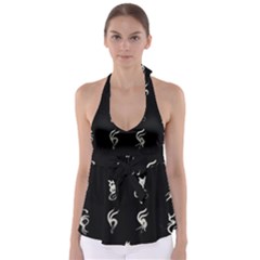 Katzen Cats Babydoll Tankini Top by WetdryvacsLair