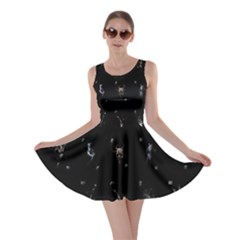 Brush And Ink Card Sequence Collected Skater Dress by WetdryvacsLair