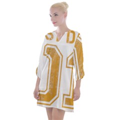 1 Best Dad Open Neck Shift Dress by blackacturus