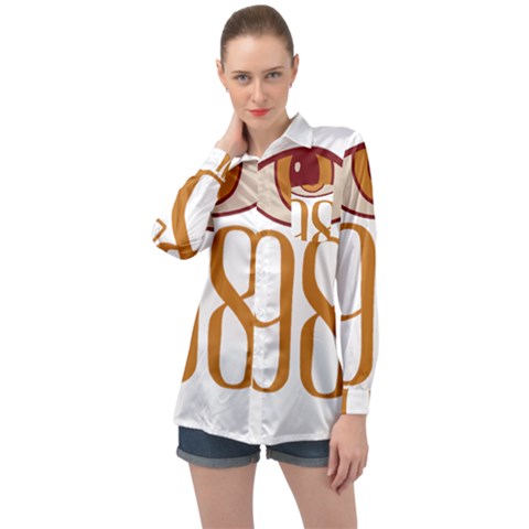 Orwell Long Sleeve Satin Shirt by Valentinaart