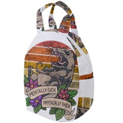 Possum - Mentally Sick Physically Thick Travel Backpacks by Valentinaart
