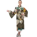 Possum - Be Urself Maxi Velour Kimono View1