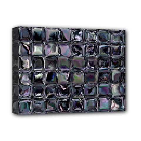 Funky Mosaic  Deluxe Canvas 16  X 12  (stretched)  by MRNStudios
