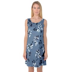 Abstract Fashion Style  Sleeveless Satin Nightdress by Sobalvarro