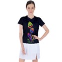 Mushroom Painting Women s Sports Top View1