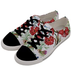 Summer Flowers Men s Low Top Canvas Sneakers by goljakoff