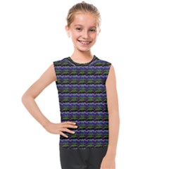 Abstract Illusion Kids  Mesh Tank Top by Sparkle