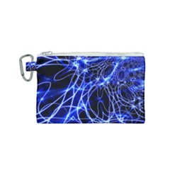 Lines Flash Light Mystical Fantasy Canvas Cosmetic Bag (small) by Dutashop