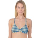Pattern Texture Chevron Reversible Tri Bikini Top View1