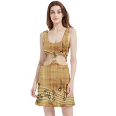 Dance Music Velvet Cutout Dress by Dutashop