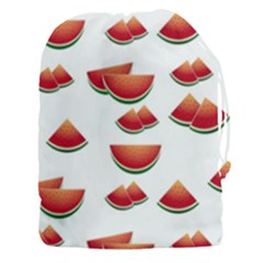 Summer Watermelon Pattern Drawstring Pouch (3xl) by Dutashop
